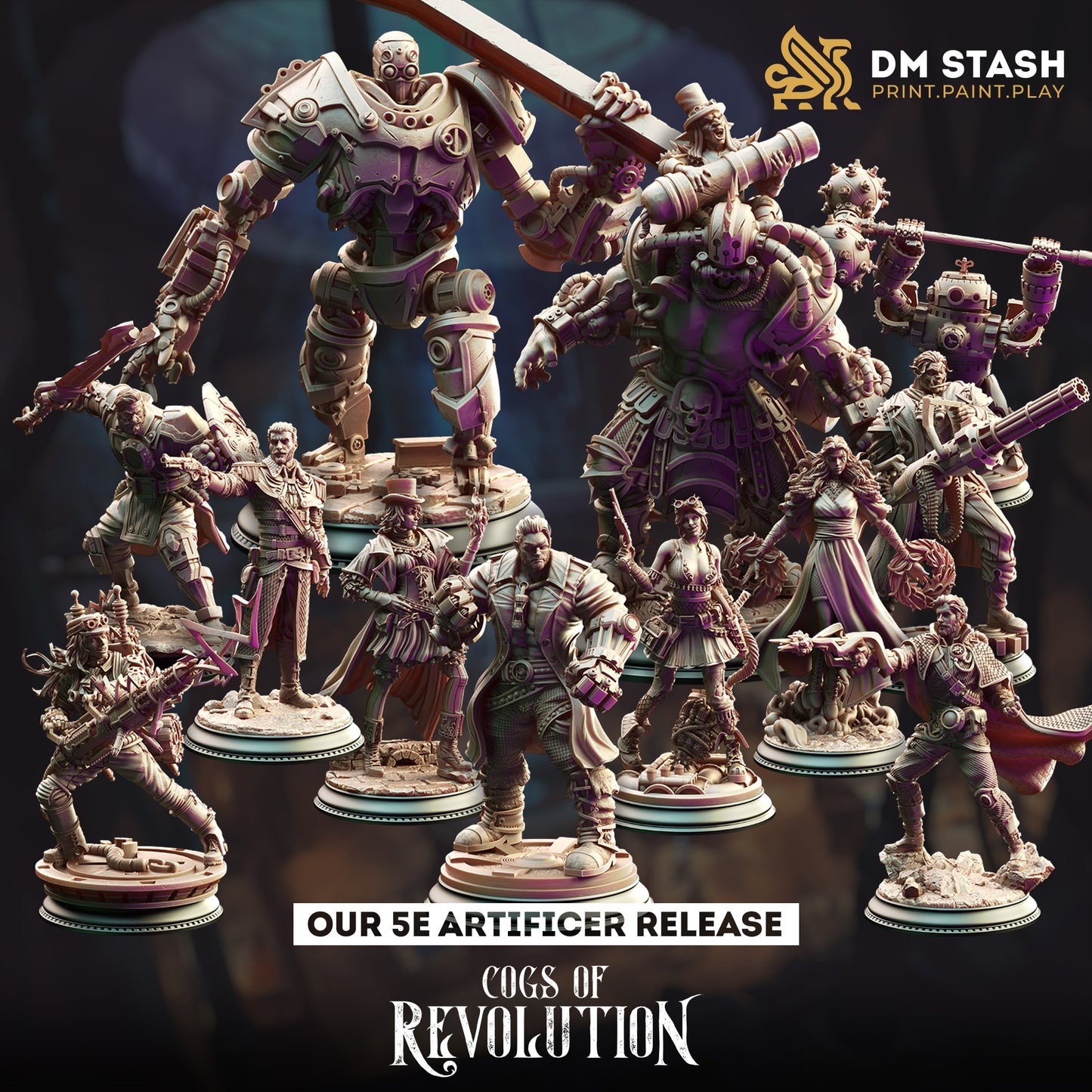 Feb 2025 - Cogs of Revolution - 32mm Mini Collection including Campaign