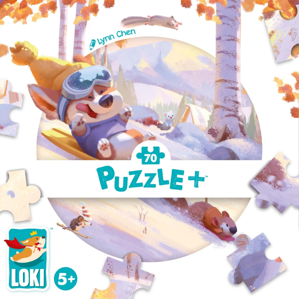 LOKI Puzzle +: Loki Goes Sledding (70pc)