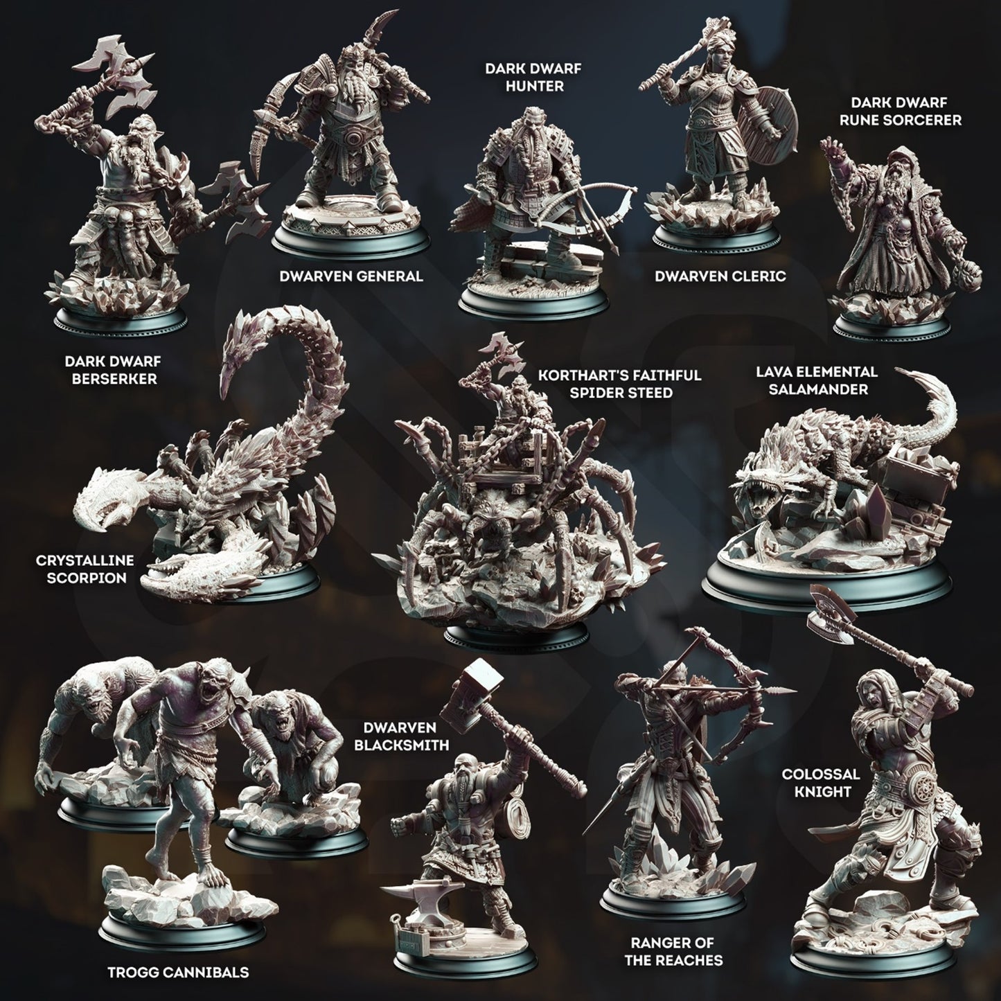 Sept 2024 - Dwarves of the Deep - 32mm Mini Collection including Campaign