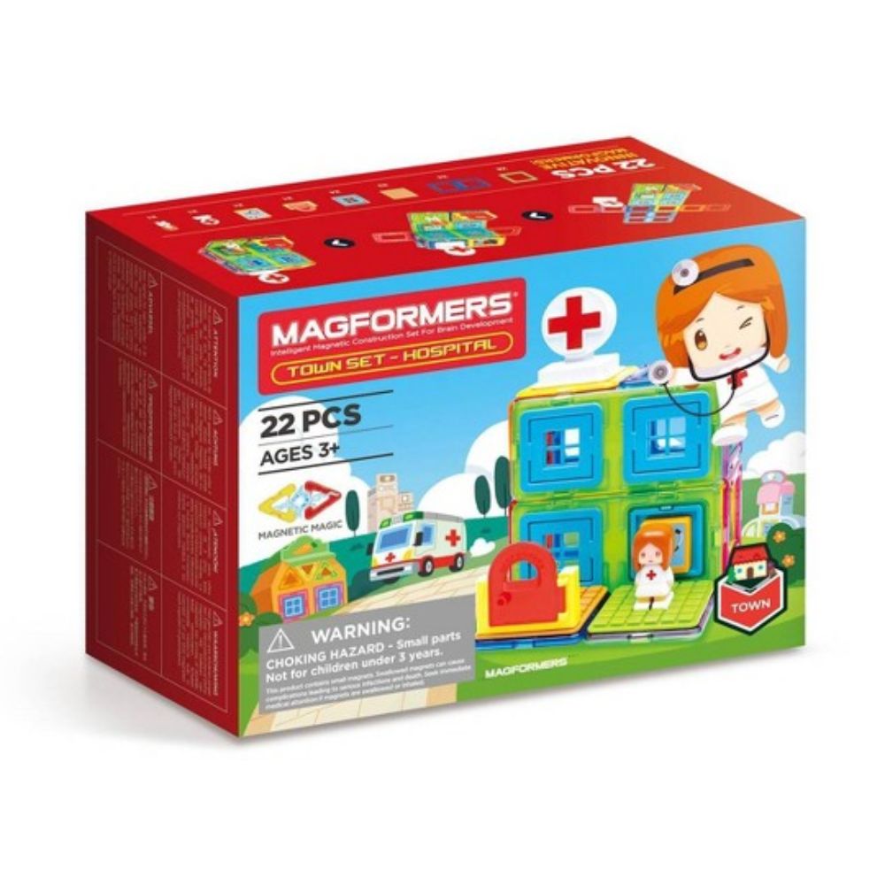 Magformers Town Hospital Set (22pcs)