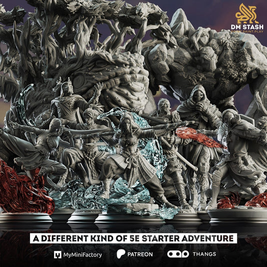 Aug 2024 - War of the Elements - 32mm Mini Collection including Campaign