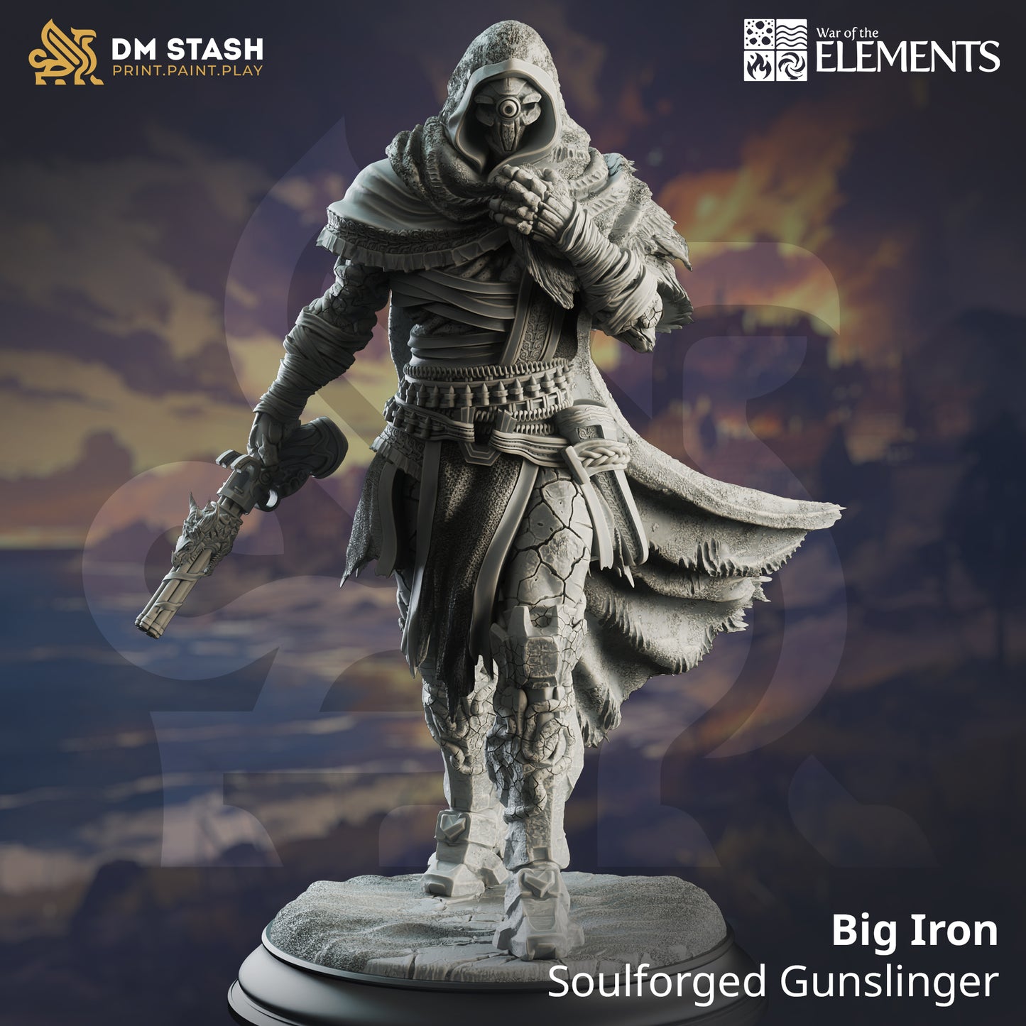 Big Iron -Soulforged Gunslinger - 75mm