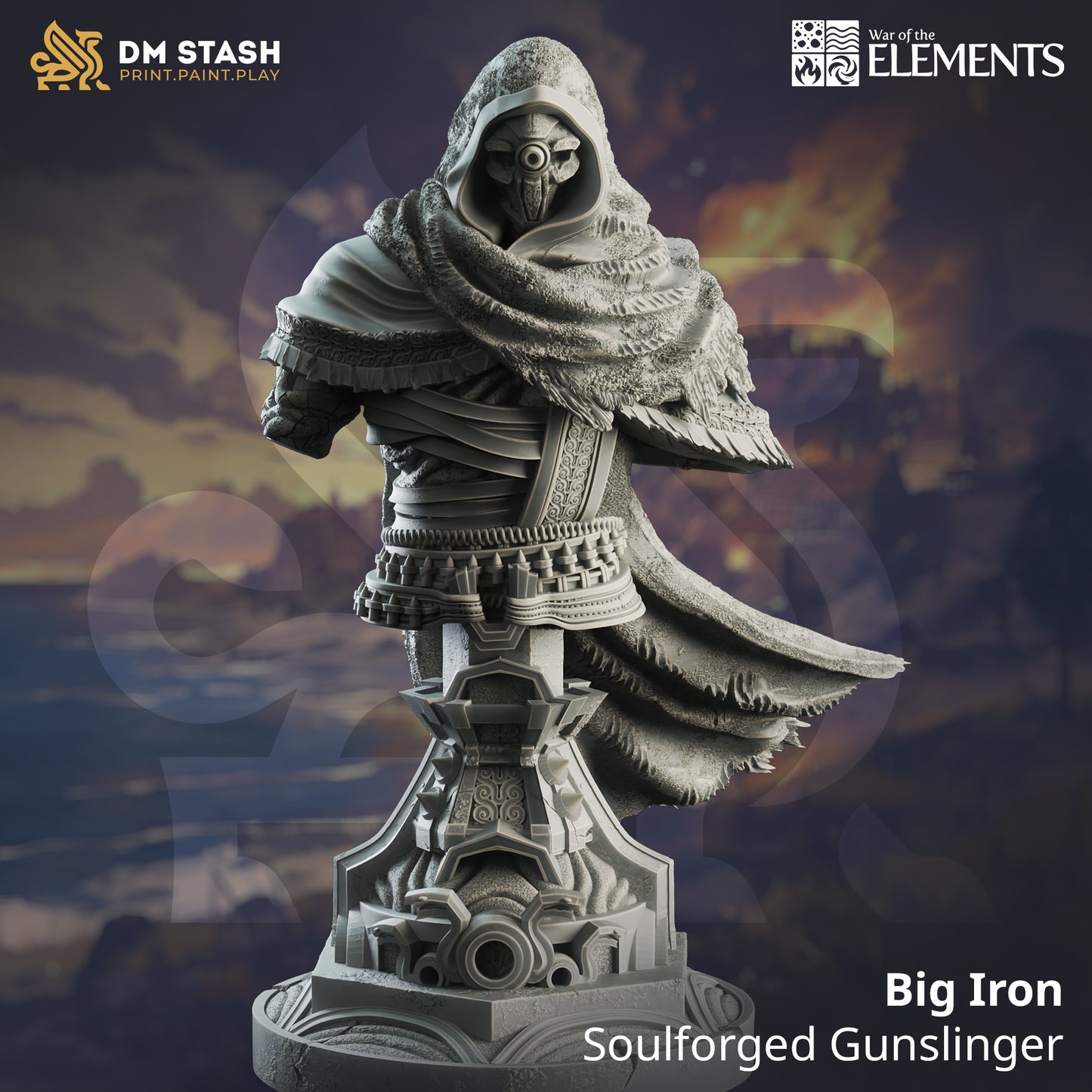 Big Iron -Soulforged Gunslinger - Bust - Large