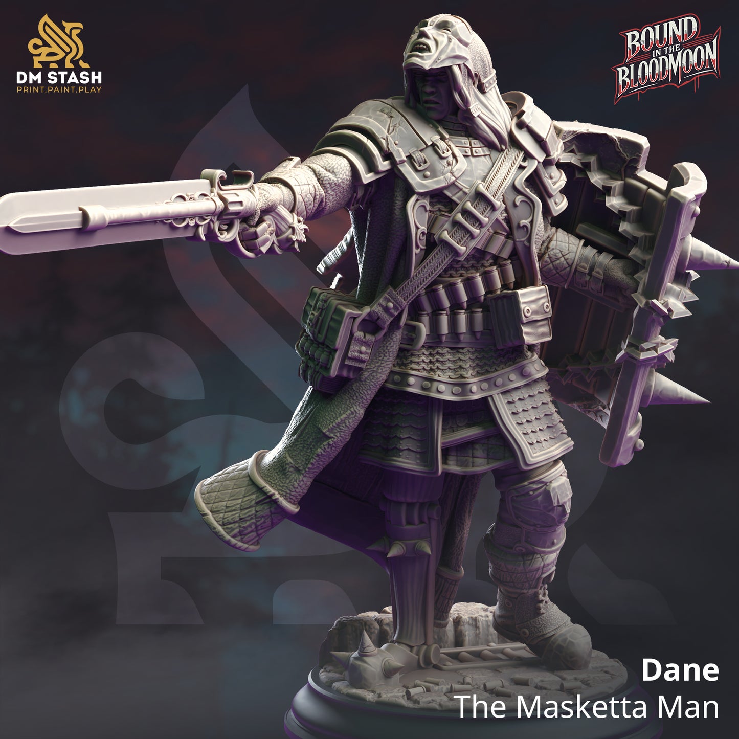 Dane - The Masketta  Man - Masked - 75mm