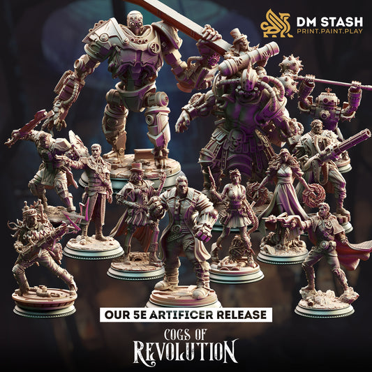 Feb 2025 - Cogs of Revolution - 32mm Mini Collection including Campaign