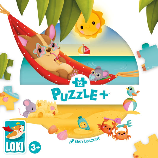 LOKI Puzzle +: Loki at the Beach (12pc)
