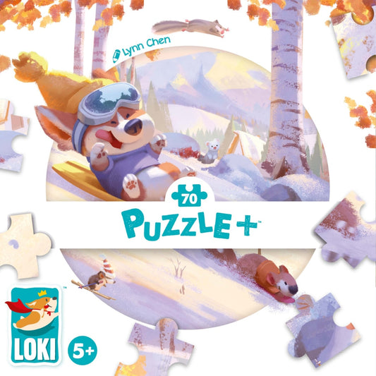 LOKI Puzzle +: Loki Goes Sledding (70pc)