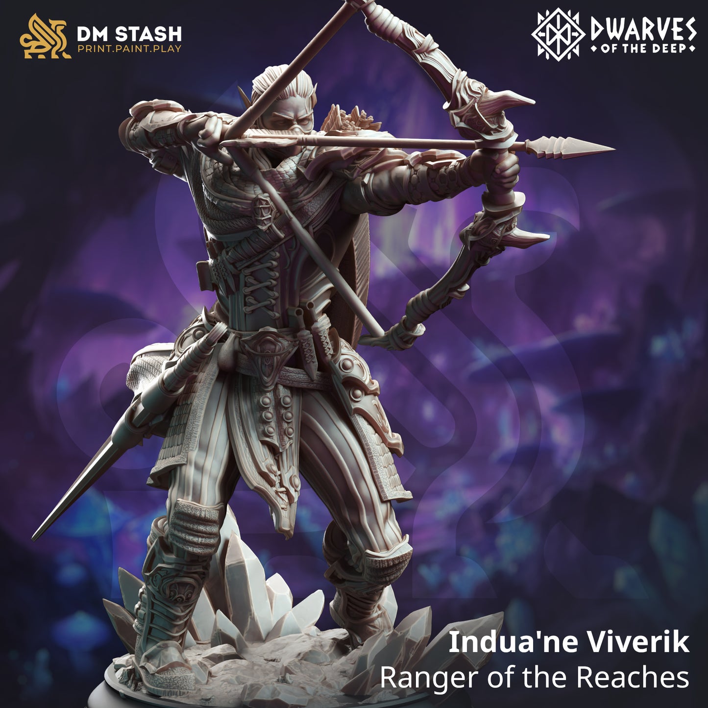Indua'ne Viverik - Ranger of the Reaches - 32mm