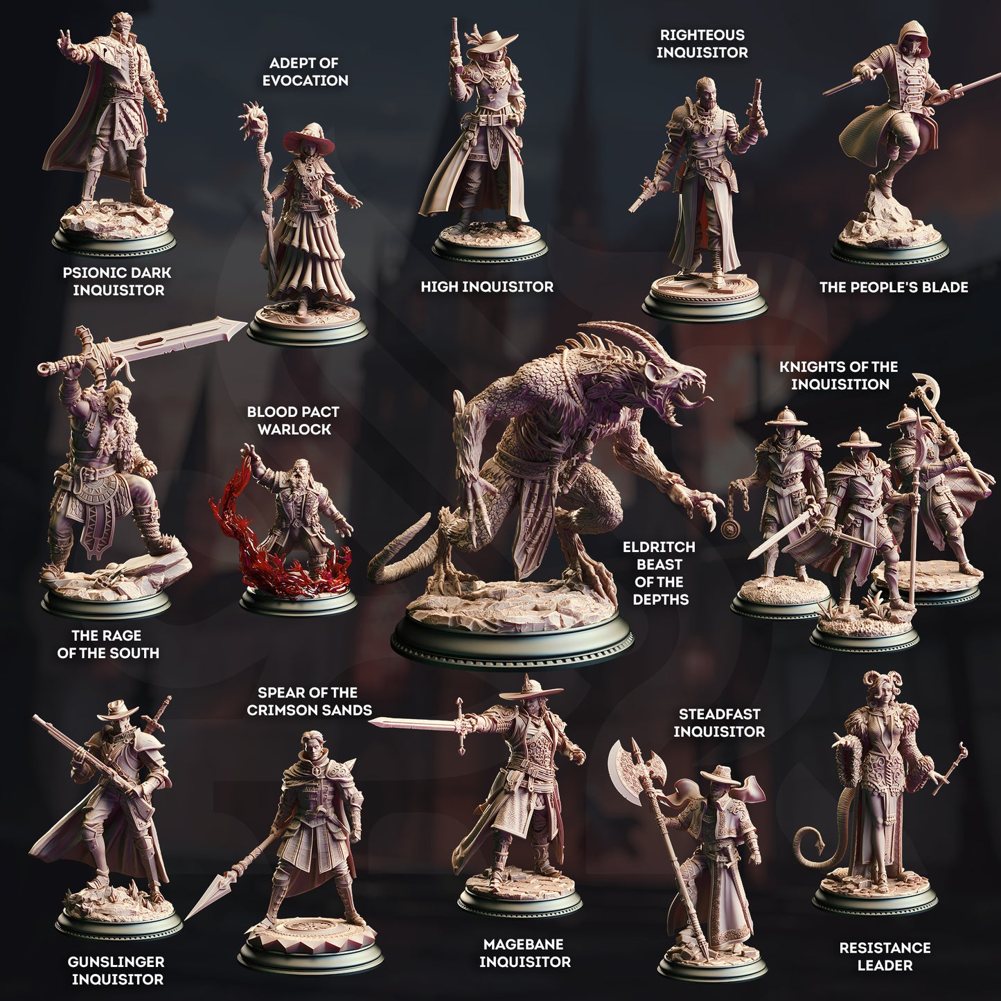 Mar 2025 - The Baldurian Inquisition - 32mm Mini Collection including Campaign