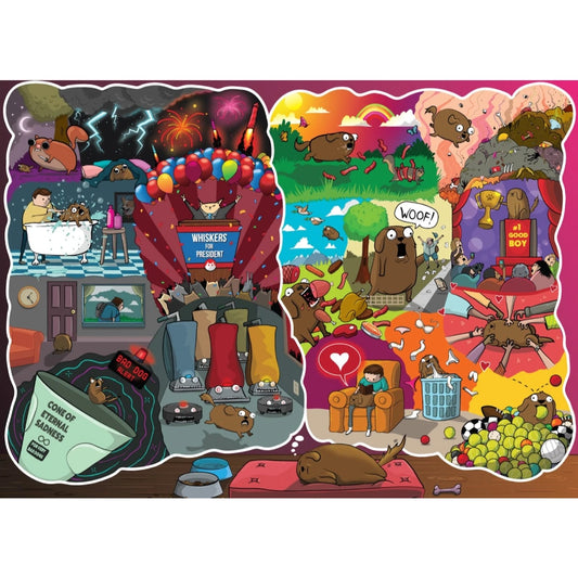 Exploding Kittens Puzzle - Dreams & Nightmares (1000pc)