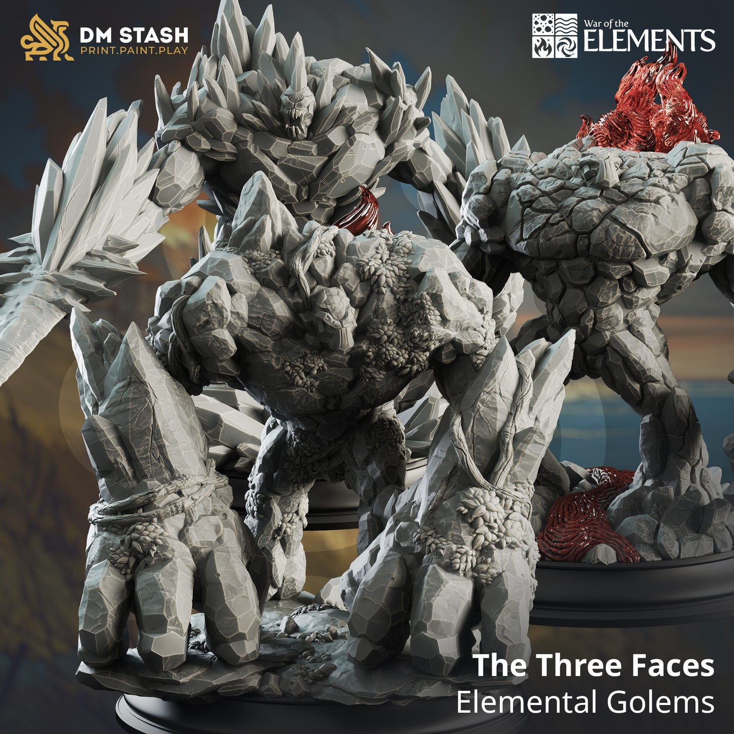 Aug 2024 - War of the Elements - 32mm Mini Collection including Campaign