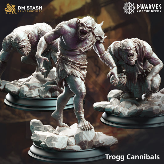 Trogg Cannibals (x3) - 32mm