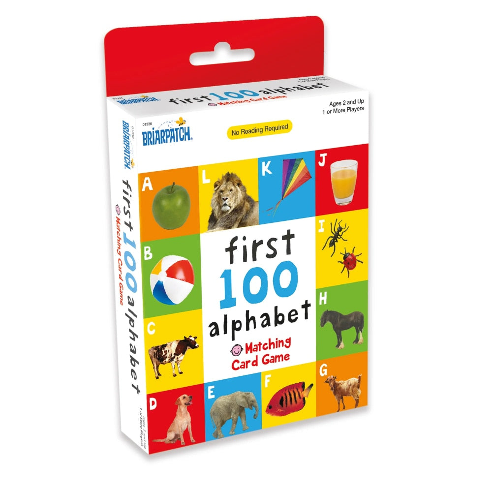 First 100 Alphabet Matching Card Game