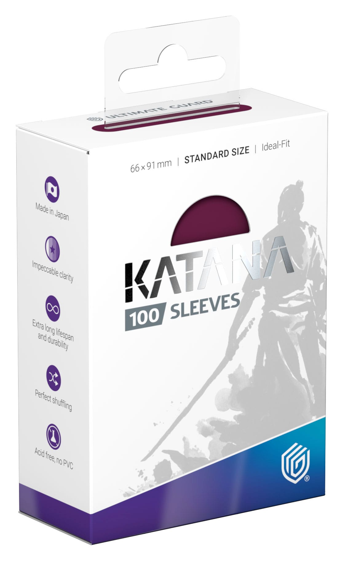 Ultimate Guard Katana Sleeves Standard Size - Radiant Plum